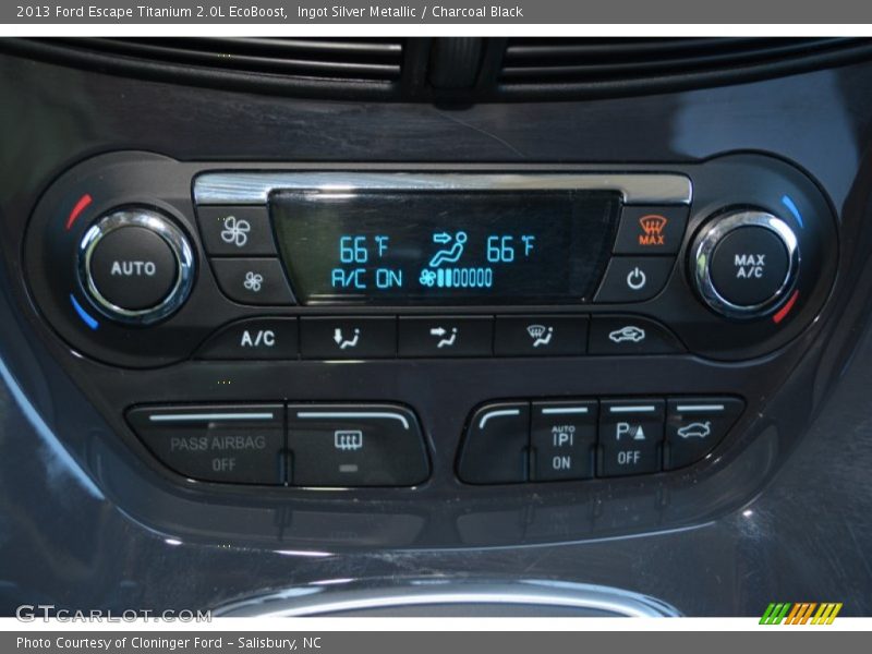 Ingot Silver Metallic / Charcoal Black 2013 Ford Escape Titanium 2.0L EcoBoost