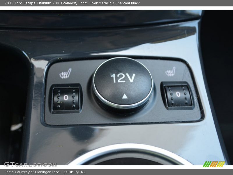 Ingot Silver Metallic / Charcoal Black 2013 Ford Escape Titanium 2.0L EcoBoost