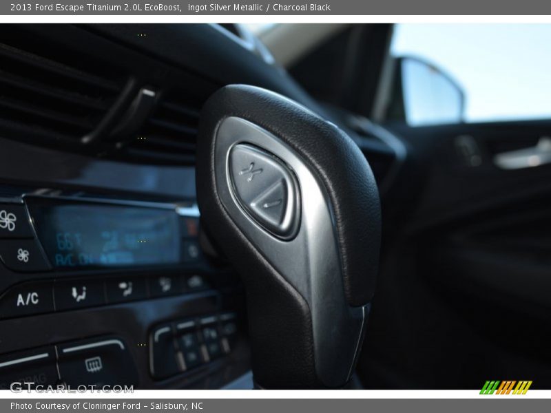Ingot Silver Metallic / Charcoal Black 2013 Ford Escape Titanium 2.0L EcoBoost