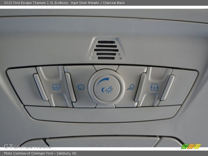 Ingot Silver Metallic / Charcoal Black 2013 Ford Escape Titanium 2.0L EcoBoost