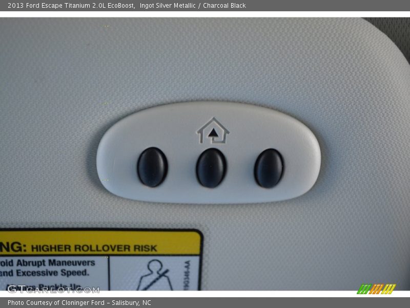 Ingot Silver Metallic / Charcoal Black 2013 Ford Escape Titanium 2.0L EcoBoost