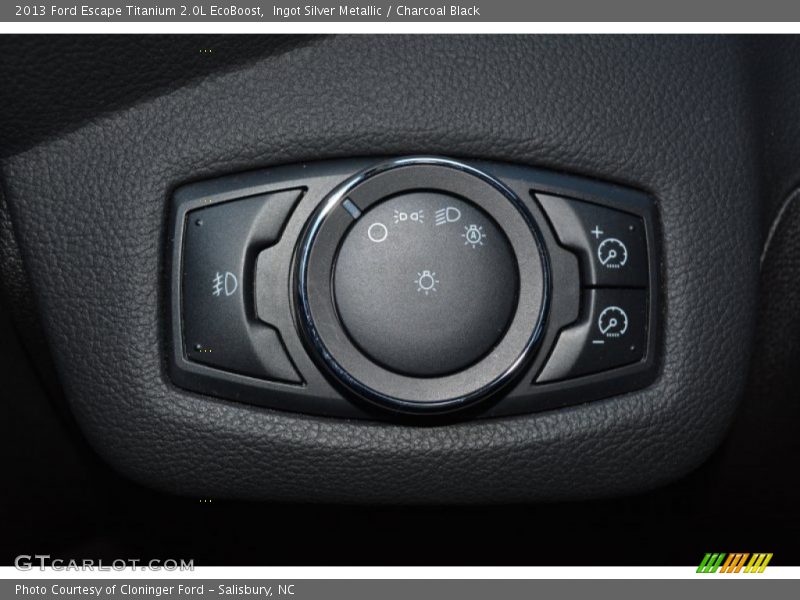 Ingot Silver Metallic / Charcoal Black 2013 Ford Escape Titanium 2.0L EcoBoost