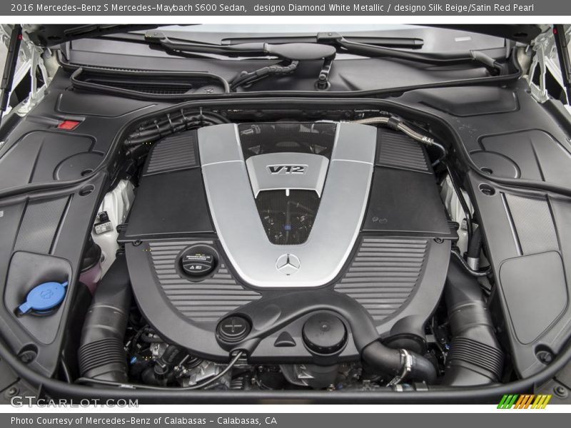  2016 S Mercedes-Maybach S600 Sedan Engine - 6.0 Liter biturbo SOHC 36-Valve V12