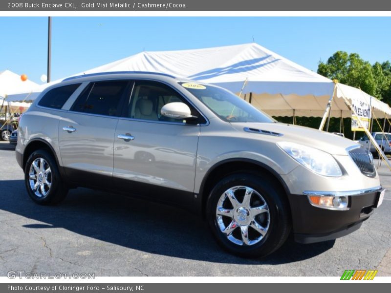 Gold Mist Metallic / Cashmere/Cocoa 2008 Buick Enclave CXL