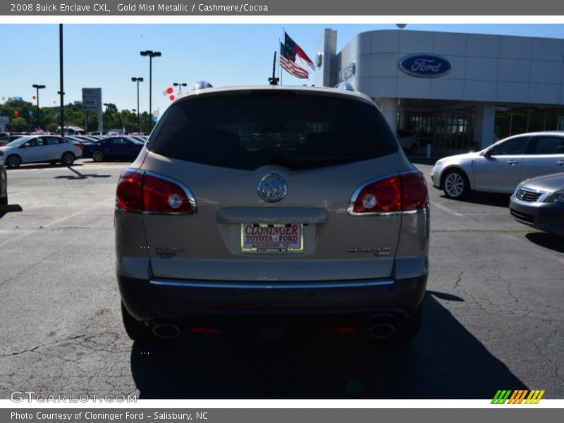 Gold Mist Metallic / Cashmere/Cocoa 2008 Buick Enclave CXL