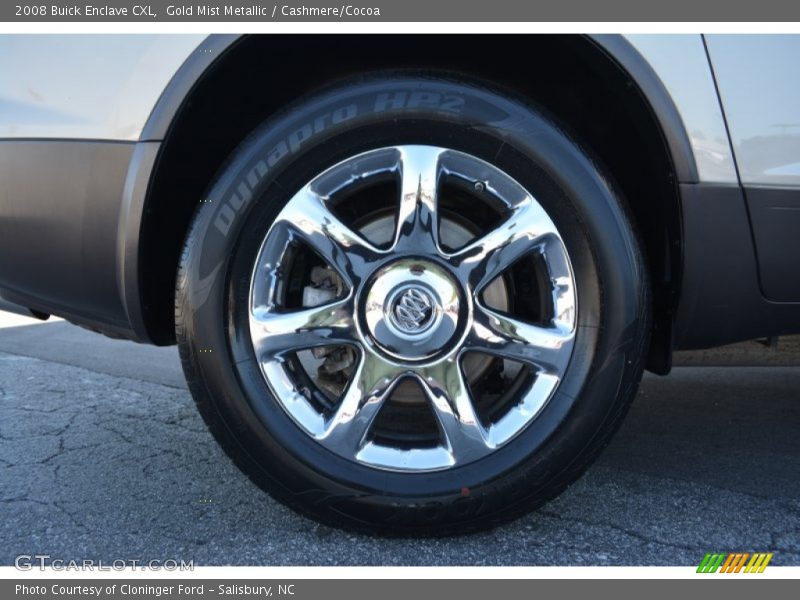 Gold Mist Metallic / Cashmere/Cocoa 2008 Buick Enclave CXL