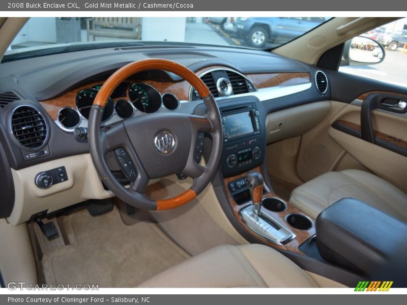 Gold Mist Metallic / Cashmere/Cocoa 2008 Buick Enclave CXL
