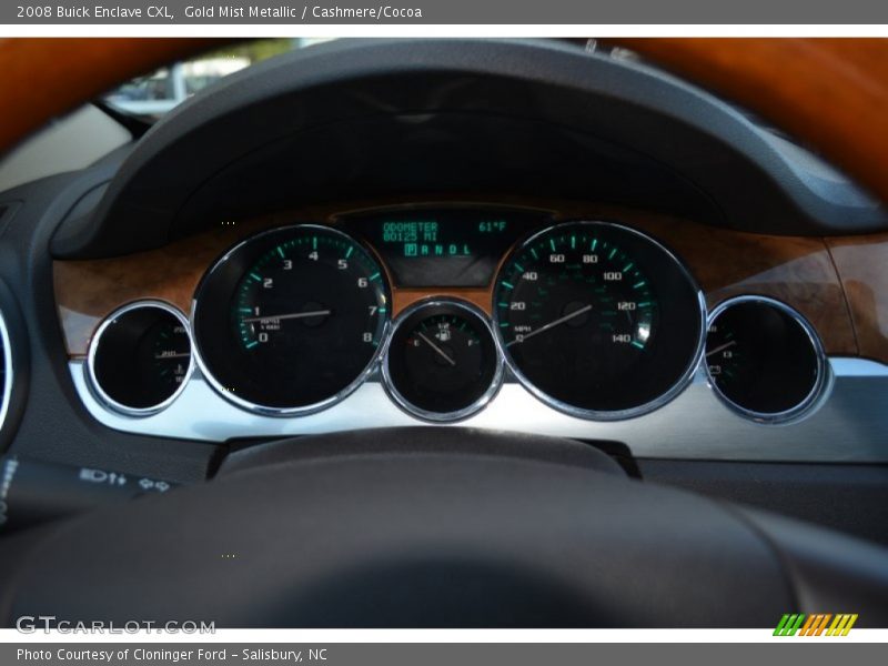 Gold Mist Metallic / Cashmere/Cocoa 2008 Buick Enclave CXL