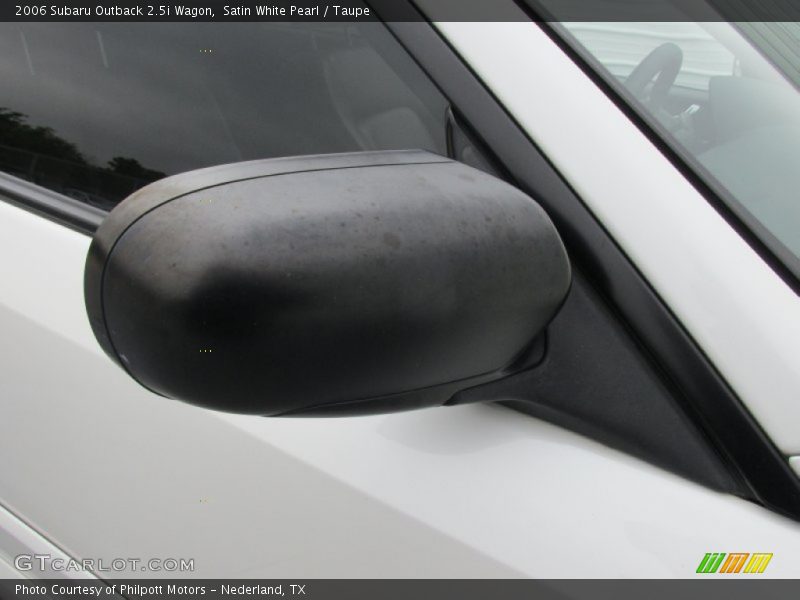 Satin White Pearl / Taupe 2006 Subaru Outback 2.5i Wagon