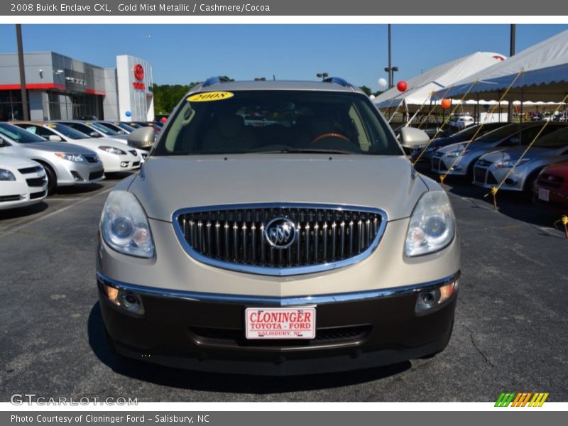 Gold Mist Metallic / Cashmere/Cocoa 2008 Buick Enclave CXL