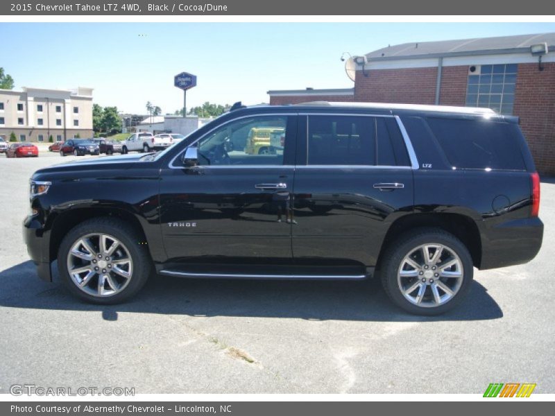 Black / Cocoa/Dune 2015 Chevrolet Tahoe LTZ 4WD