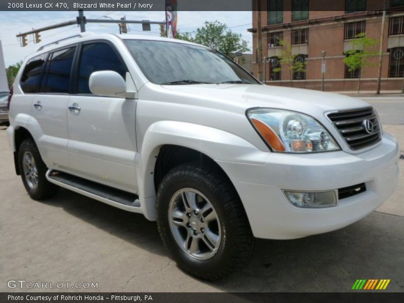 Blizzard White Pearl / Ivory 2008 Lexus GX 470