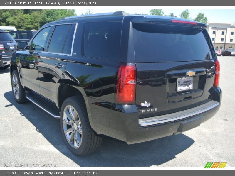 Black / Cocoa/Dune 2015 Chevrolet Tahoe LTZ 4WD