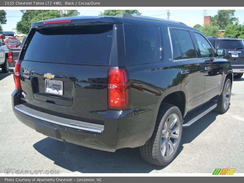 Black / Cocoa/Dune 2015 Chevrolet Tahoe LTZ 4WD