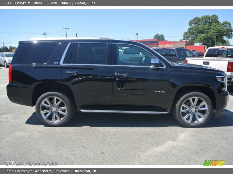 Black / Cocoa/Dune 2015 Chevrolet Tahoe LTZ 4WD