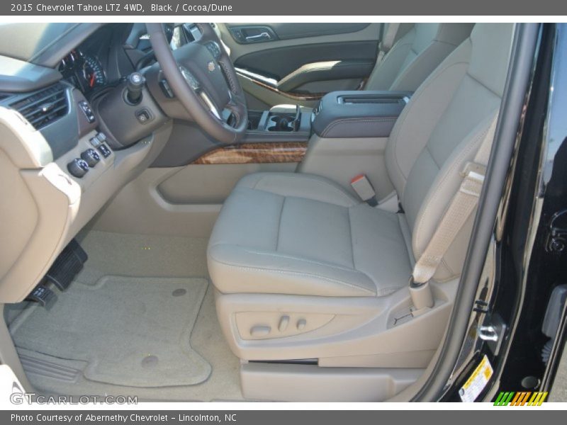 Black / Cocoa/Dune 2015 Chevrolet Tahoe LTZ 4WD