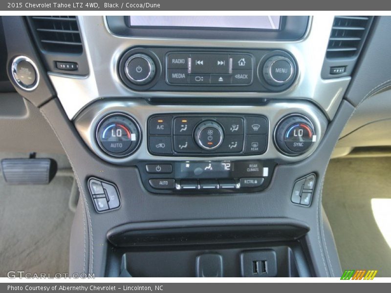 Black / Cocoa/Dune 2015 Chevrolet Tahoe LTZ 4WD