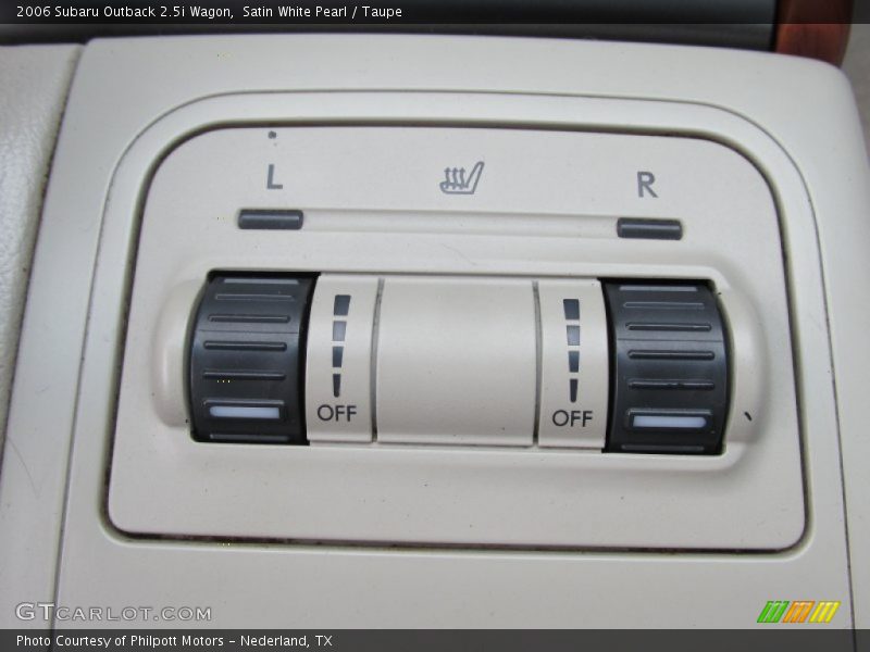 Satin White Pearl / Taupe 2006 Subaru Outback 2.5i Wagon