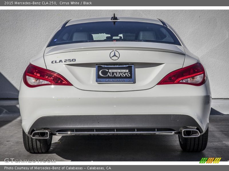 Cirrus White / Black 2015 Mercedes-Benz CLA 250