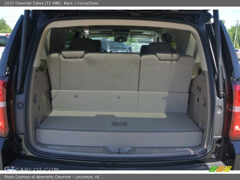 Black / Cocoa/Dune 2015 Chevrolet Tahoe LTZ 4WD
