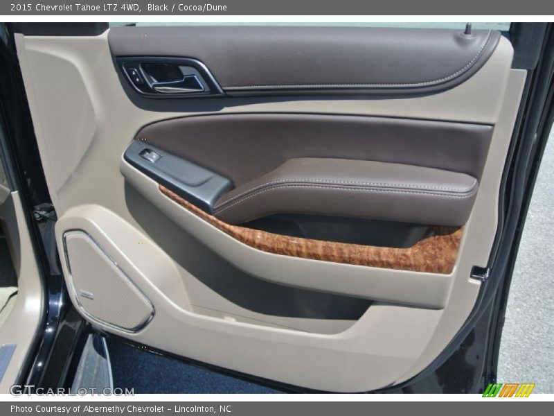 Black / Cocoa/Dune 2015 Chevrolet Tahoe LTZ 4WD
