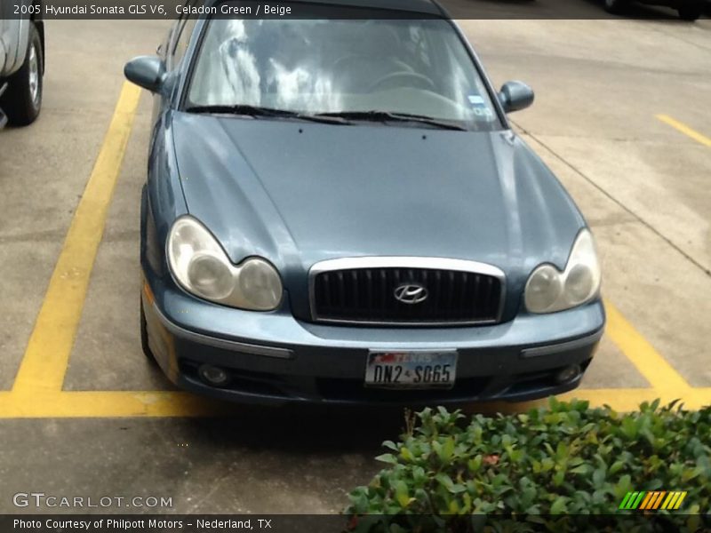 Celadon Green / Beige 2005 Hyundai Sonata GLS V6