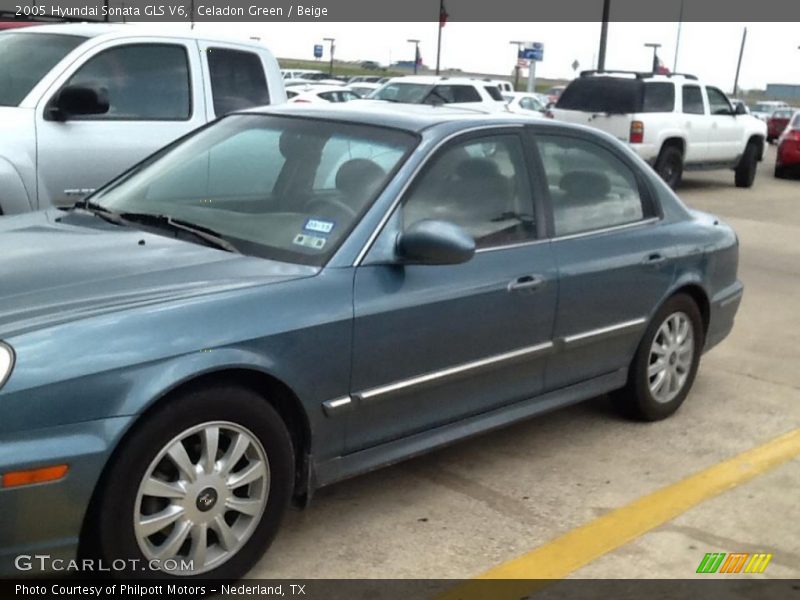 Celadon Green / Beige 2005 Hyundai Sonata GLS V6