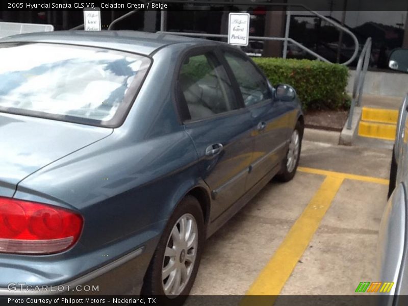 Celadon Green / Beige 2005 Hyundai Sonata GLS V6