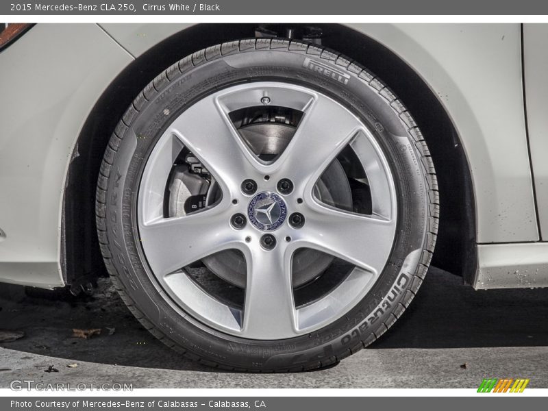 Cirrus White / Black 2015 Mercedes-Benz CLA 250