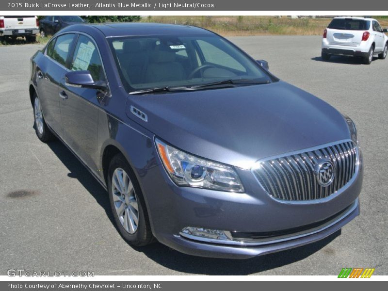 Atlantis Blue Metallic / Light Neutral/Cocoa 2015 Buick LaCrosse Leather