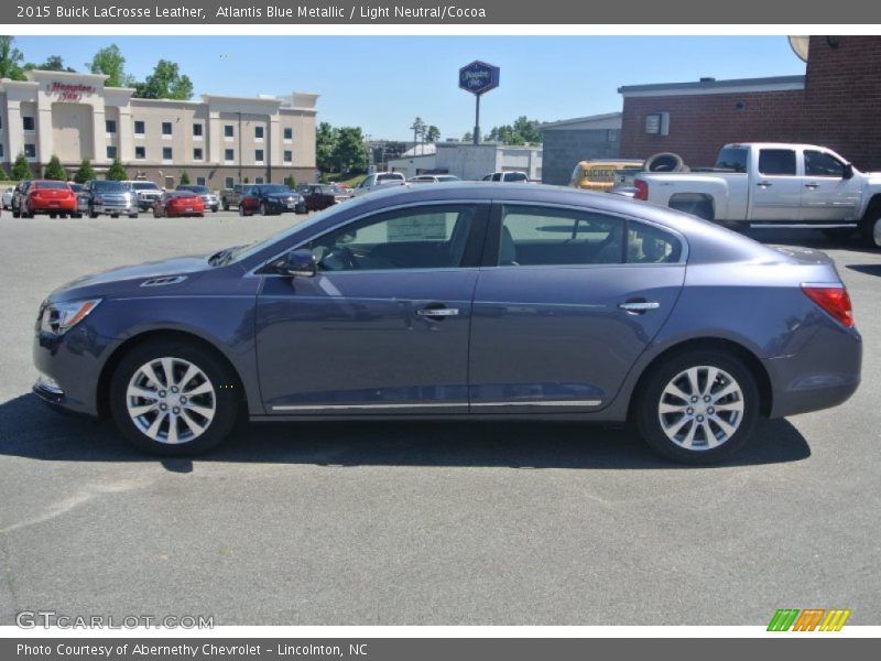 Atlantis Blue Metallic / Light Neutral/Cocoa 2015 Buick LaCrosse Leather