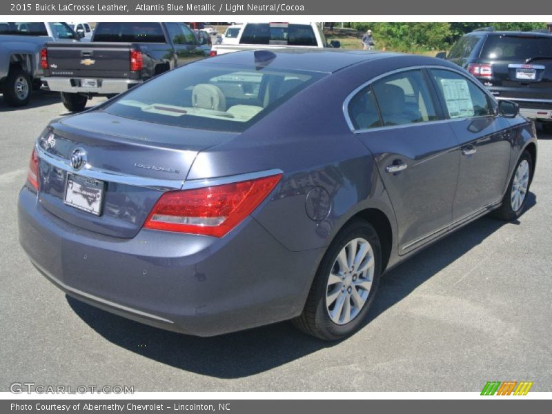 Atlantis Blue Metallic / Light Neutral/Cocoa 2015 Buick LaCrosse Leather