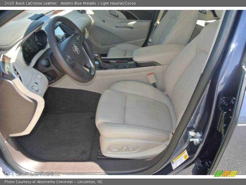 Atlantis Blue Metallic / Light Neutral/Cocoa 2015 Buick LaCrosse Leather