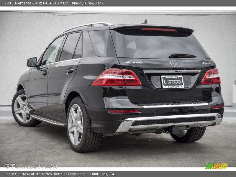 Black / Grey/Black 2015 Mercedes-Benz ML 400 4Matic