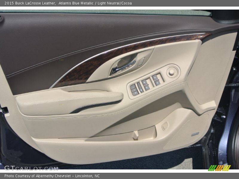 Atlantis Blue Metallic / Light Neutral/Cocoa 2015 Buick LaCrosse Leather