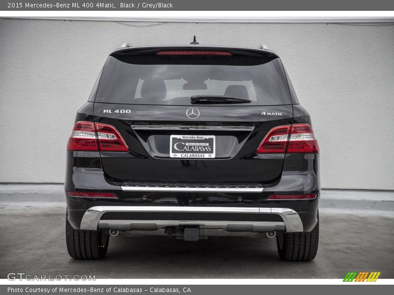 Black / Grey/Black 2015 Mercedes-Benz ML 400 4Matic