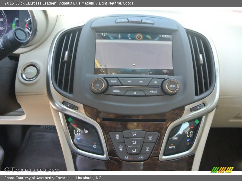 Atlantis Blue Metallic / Light Neutral/Cocoa 2015 Buick LaCrosse Leather