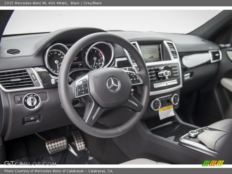 Black / Grey/Black 2015 Mercedes-Benz ML 400 4Matic