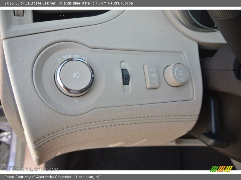 Atlantis Blue Metallic / Light Neutral/Cocoa 2015 Buick LaCrosse Leather