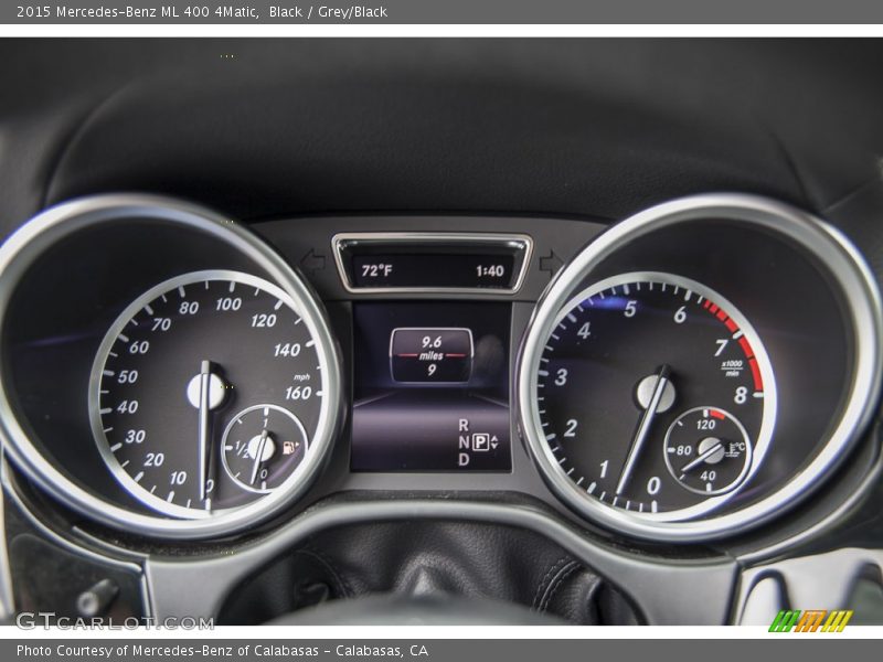 Black / Grey/Black 2015 Mercedes-Benz ML 400 4Matic