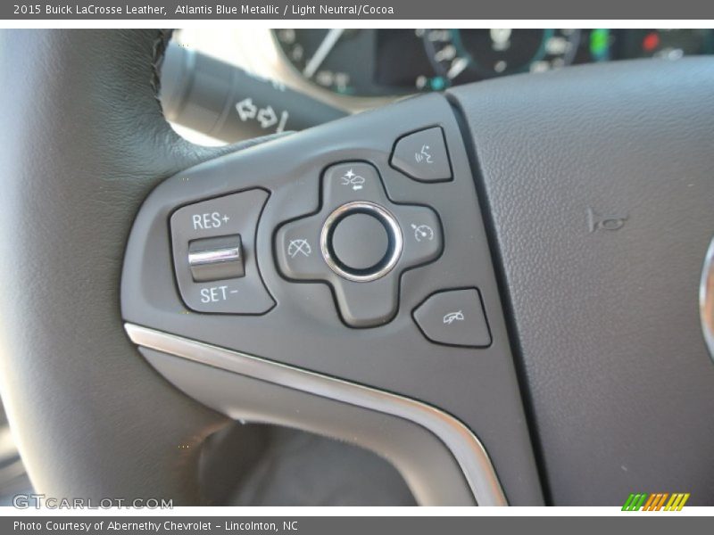 Atlantis Blue Metallic / Light Neutral/Cocoa 2015 Buick LaCrosse Leather