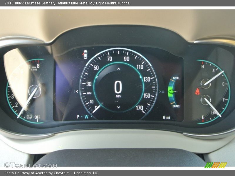 Atlantis Blue Metallic / Light Neutral/Cocoa 2015 Buick LaCrosse Leather