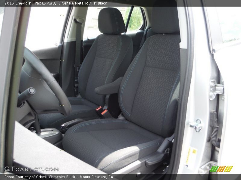 Silver Ice Metallic / Jet Black 2015 Chevrolet Trax LS AWD