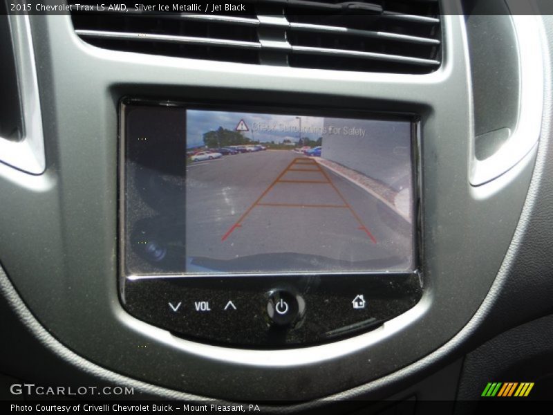 Silver Ice Metallic / Jet Black 2015 Chevrolet Trax LS AWD