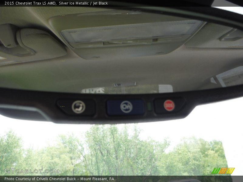 Silver Ice Metallic / Jet Black 2015 Chevrolet Trax LS AWD