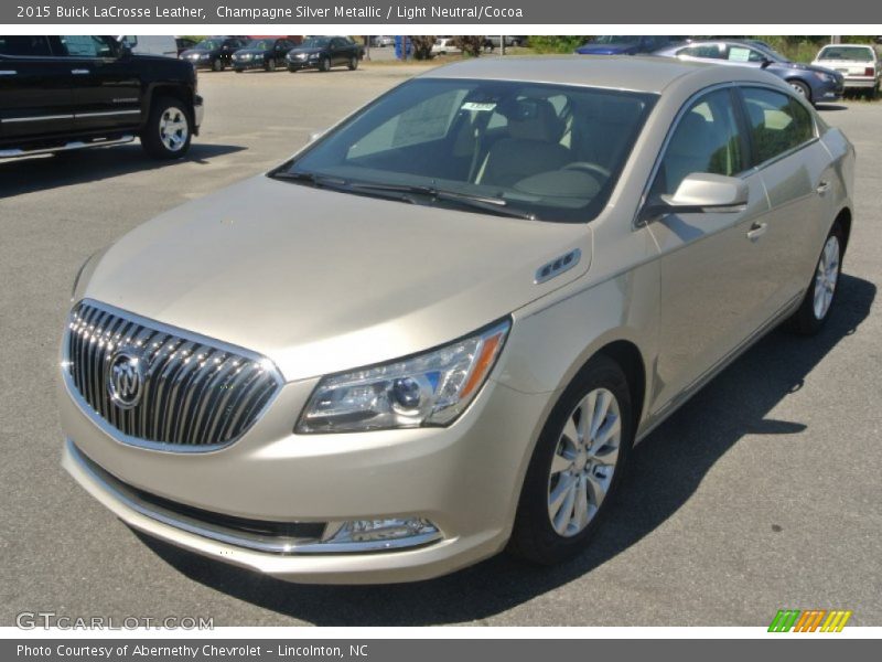 Champagne Silver Metallic / Light Neutral/Cocoa 2015 Buick LaCrosse Leather
