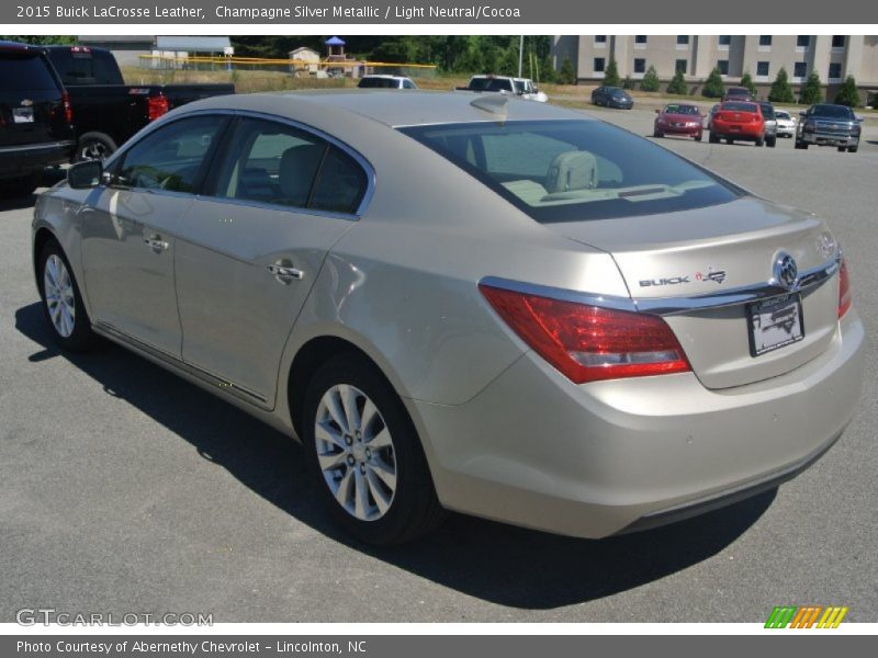 Champagne Silver Metallic / Light Neutral/Cocoa 2015 Buick LaCrosse Leather