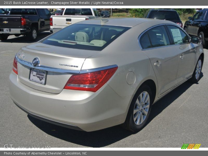 Champagne Silver Metallic / Light Neutral/Cocoa 2015 Buick LaCrosse Leather