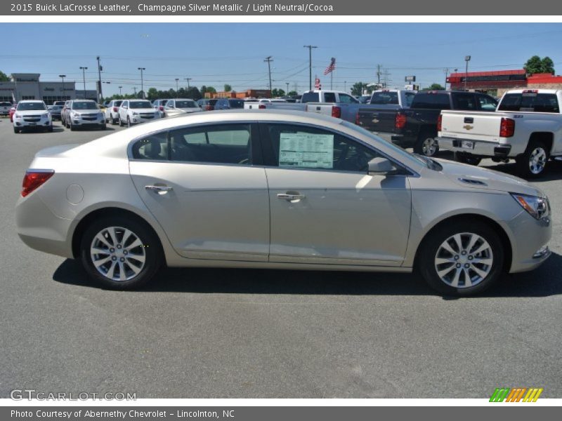 Champagne Silver Metallic / Light Neutral/Cocoa 2015 Buick LaCrosse Leather