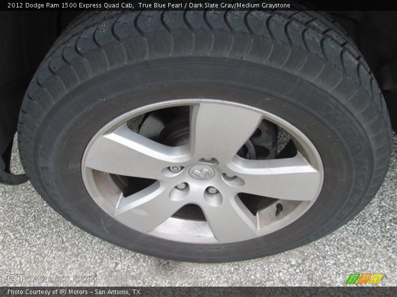 True Blue Pearl / Dark Slate Gray/Medium Graystone 2012 Dodge Ram 1500 Express Quad Cab